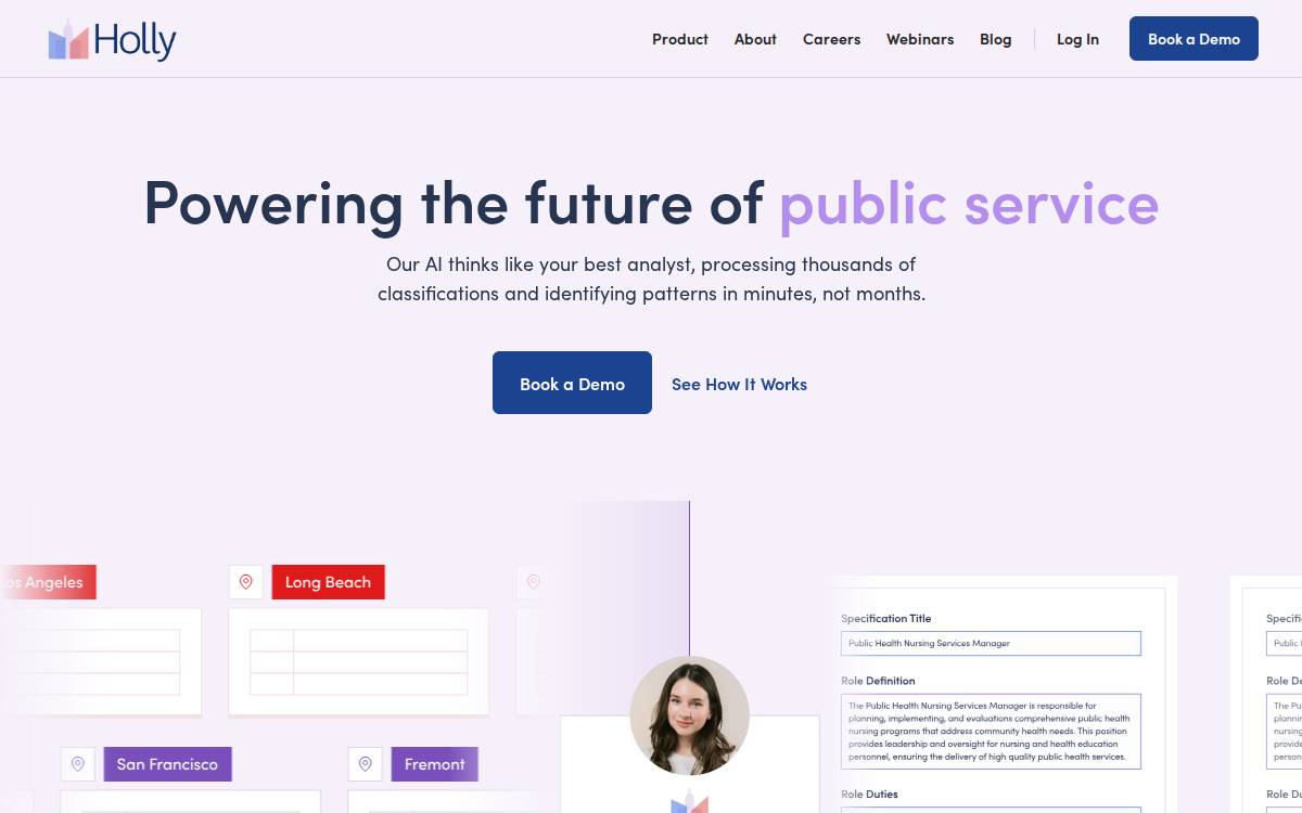 Hollygov website preview