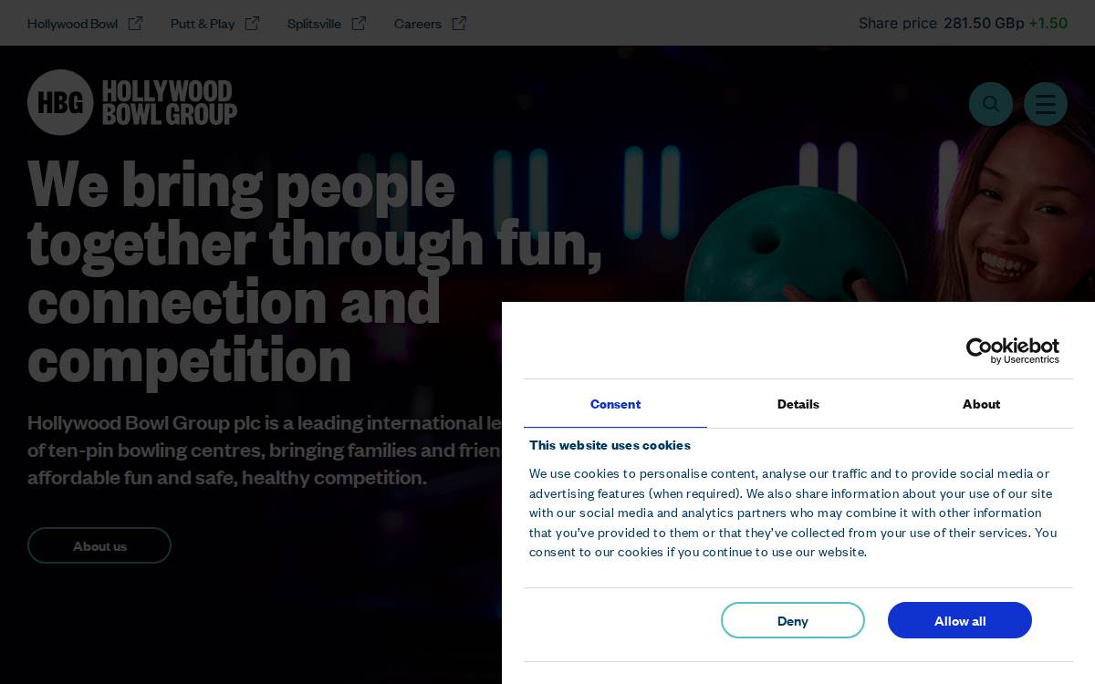 Hollywood Bowl website preview