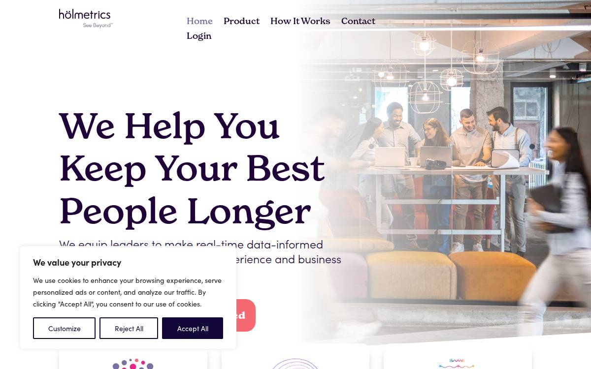 Hölmetrics website preview