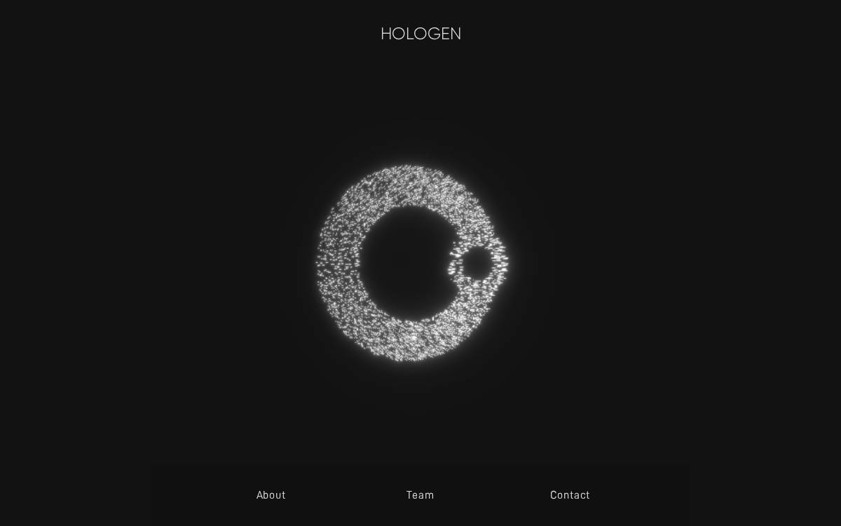 Hologen AI website preview