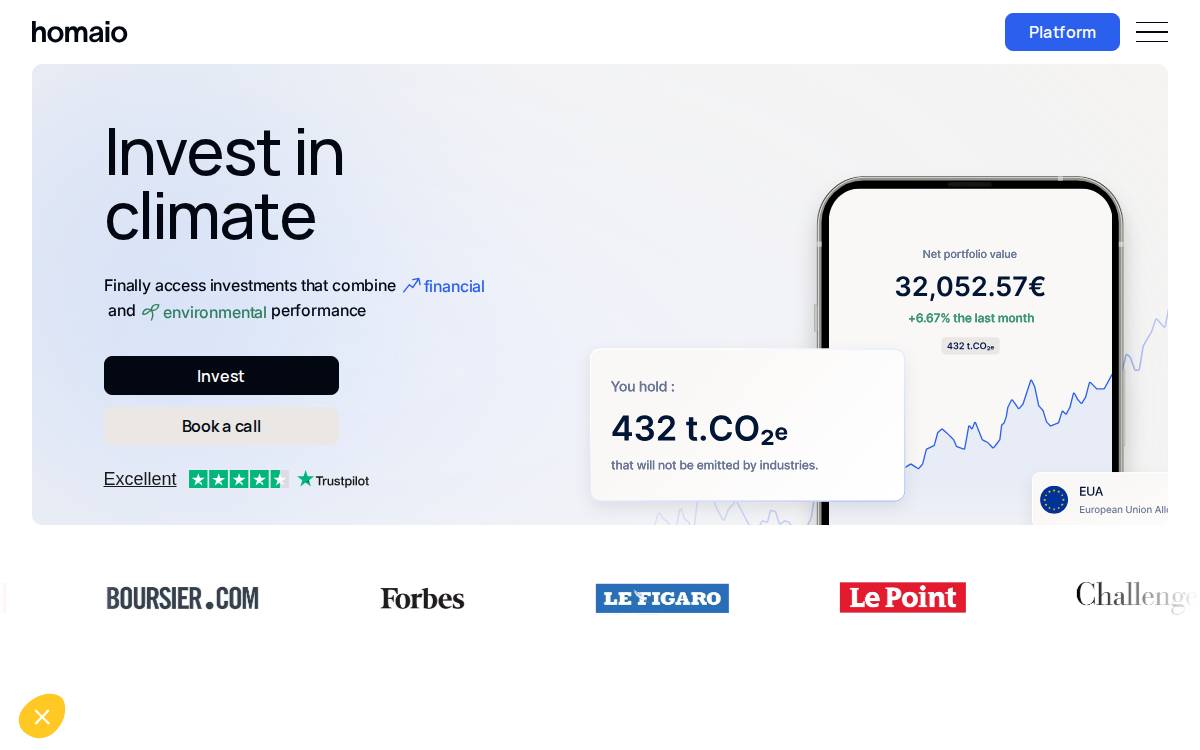 Homaio website preview