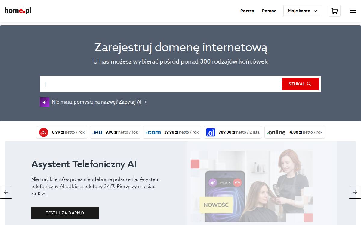 Home website preview