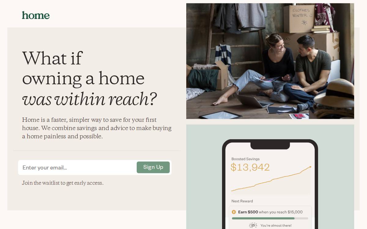 Home website preview