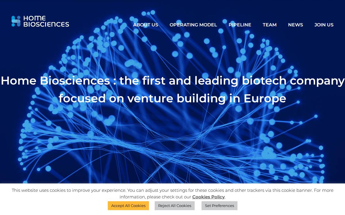 Home Biosciences website preview