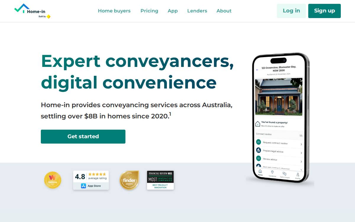 Home-in 2020 website preview