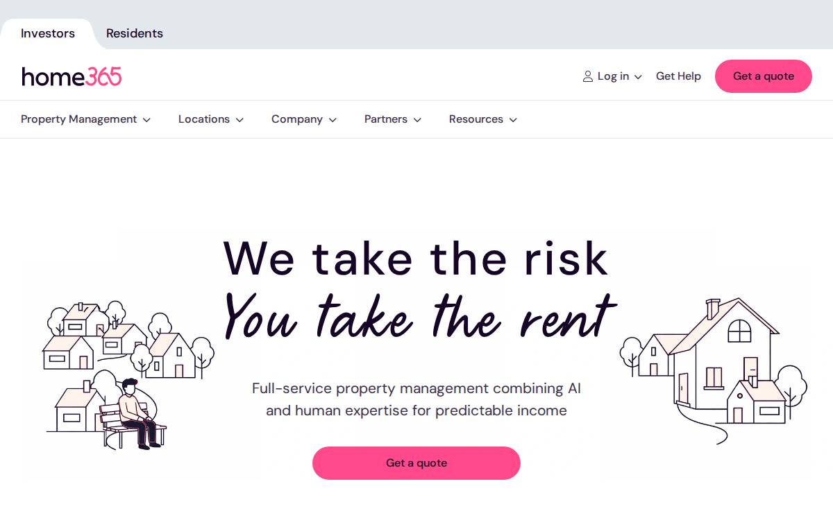 Home365 website preview