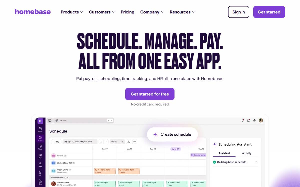 homebase website preview