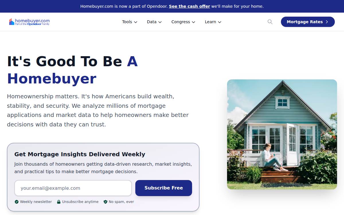 Homebuyer website preview