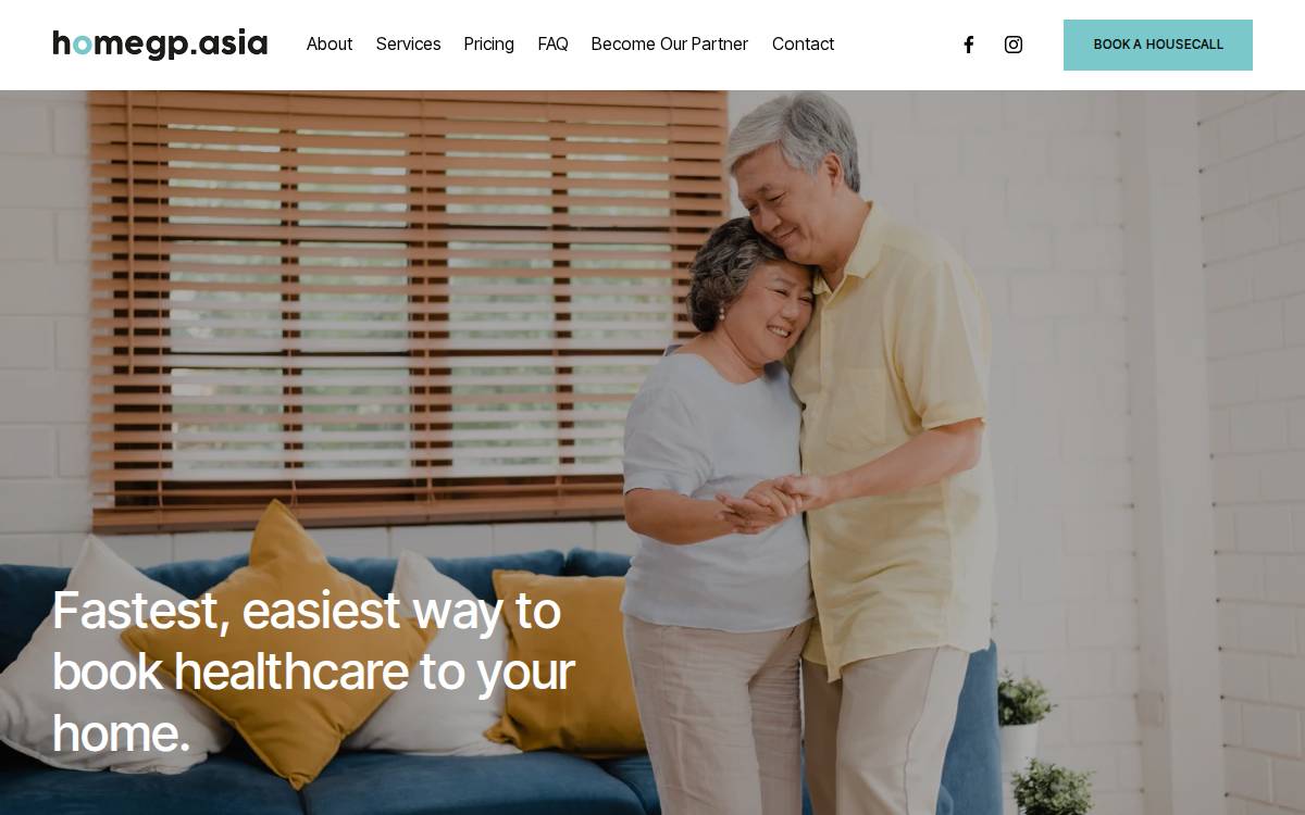 Homegp website preview