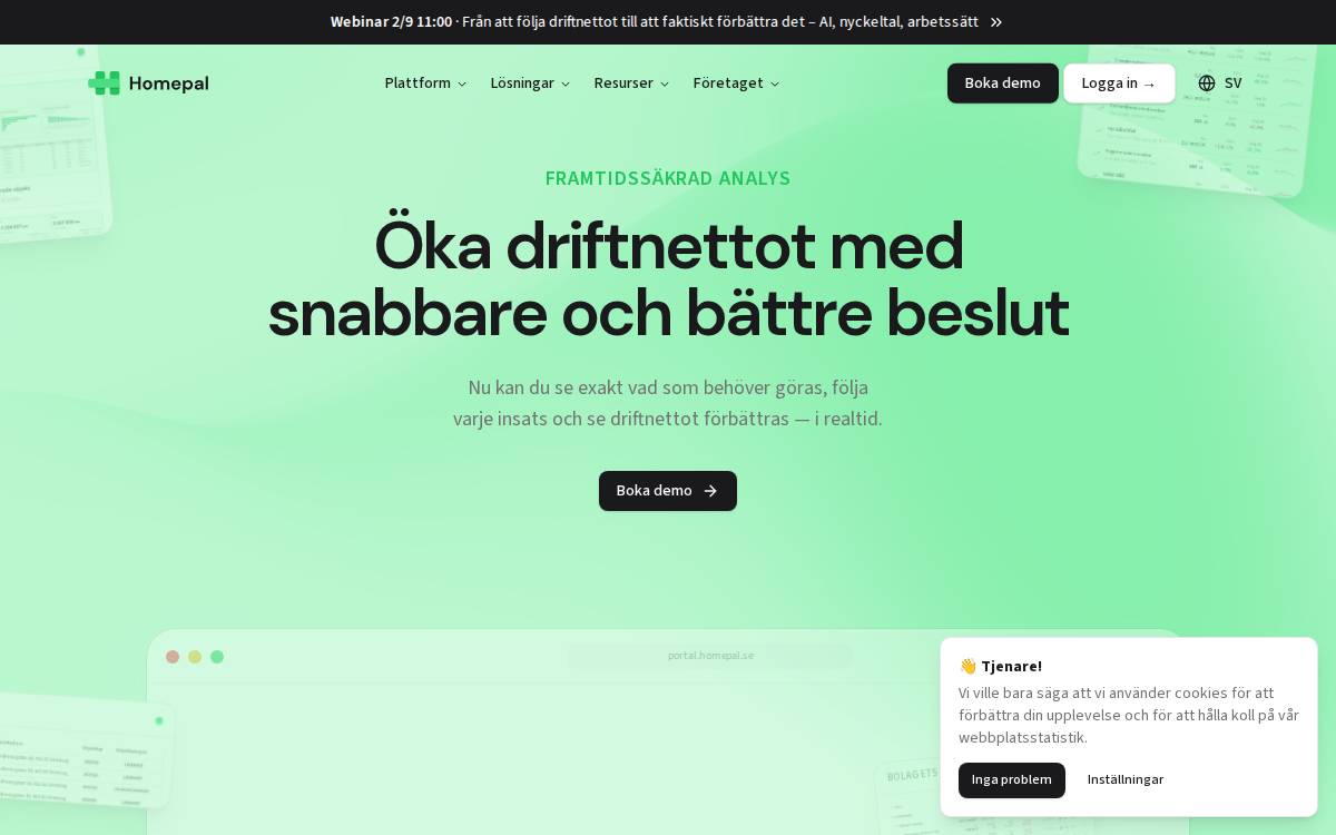 Homepal website preview
