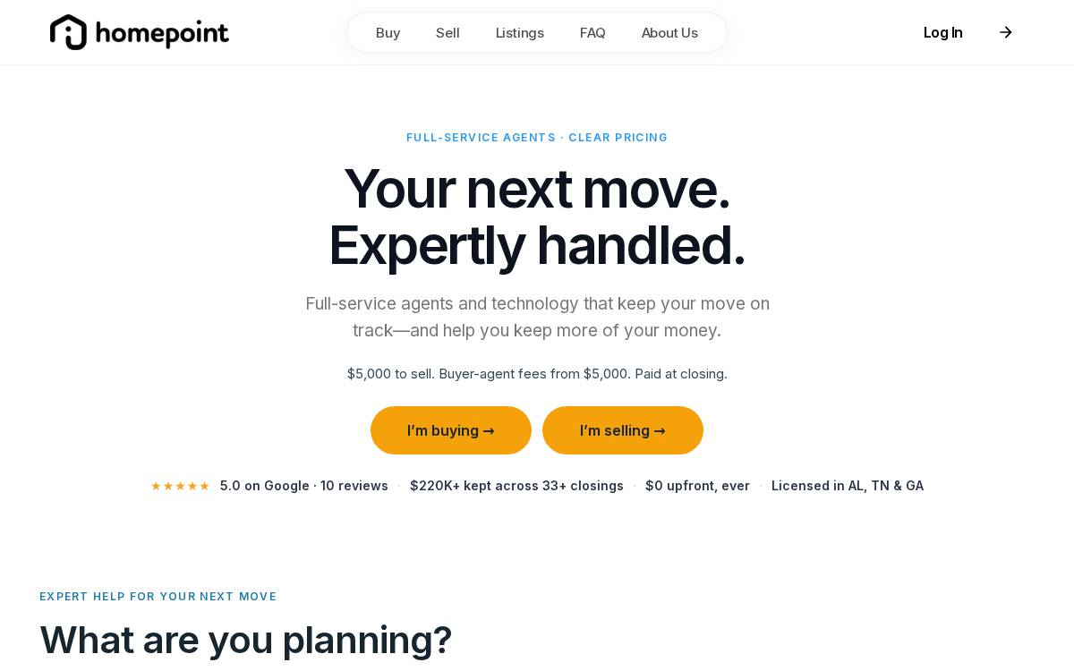 Homepoint website preview