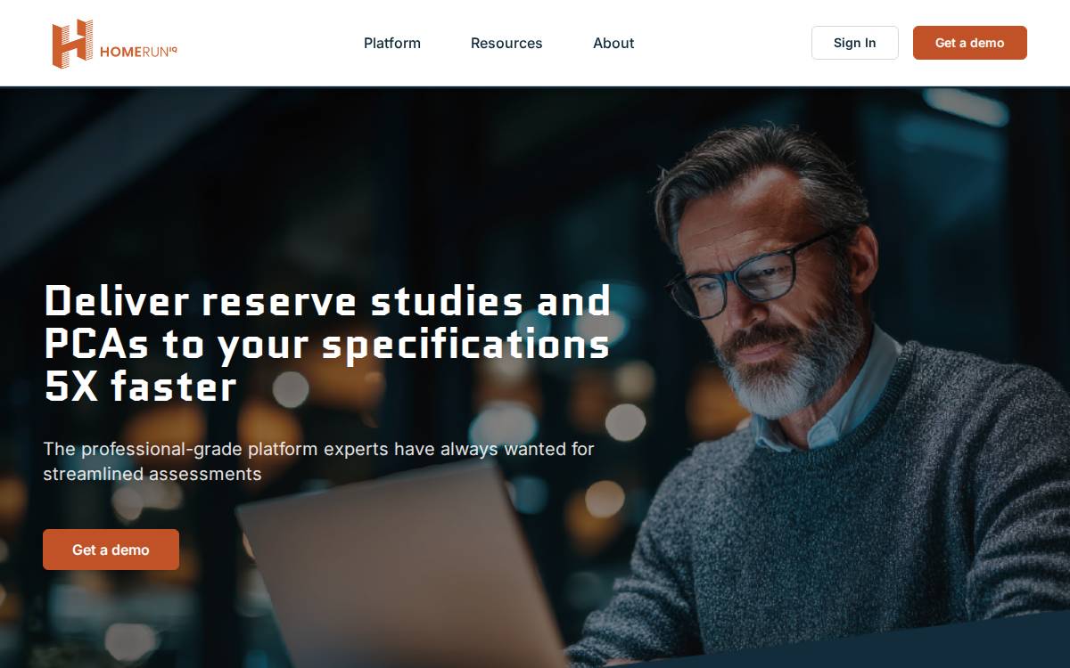 HomeRun IQ website preview