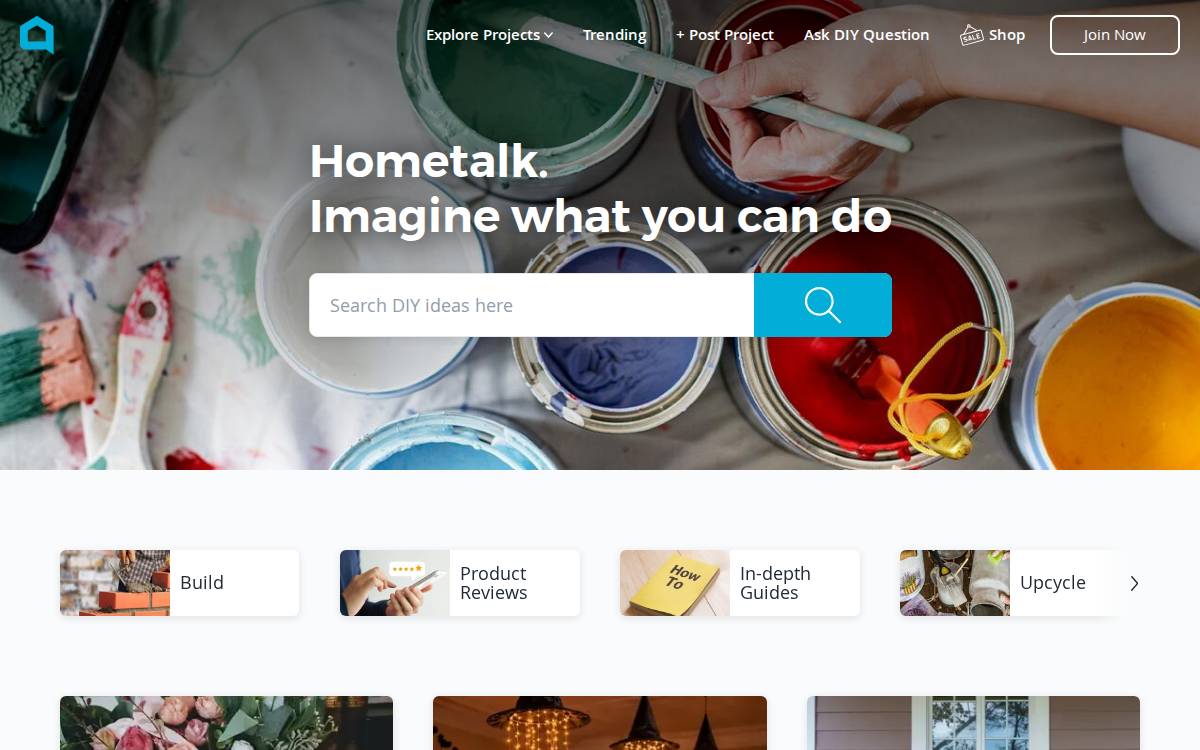 Hometalk website preview