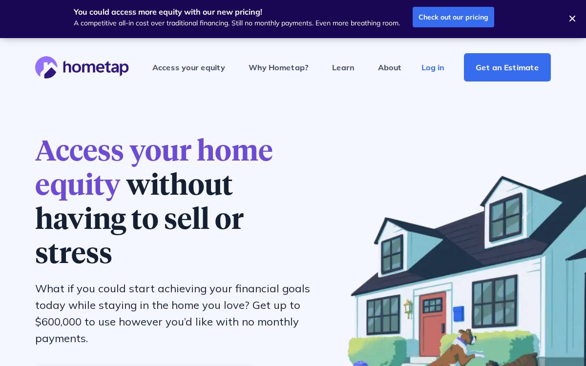 Hometap website preview