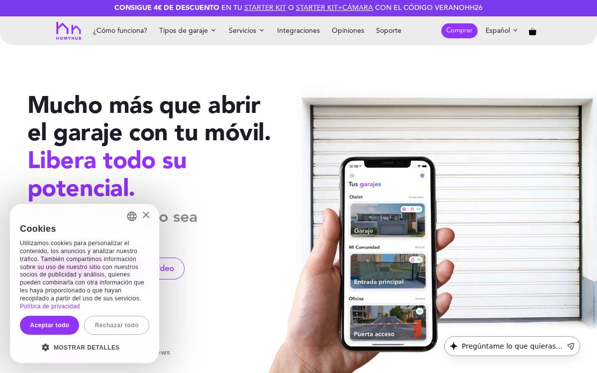 Homyhub website preview