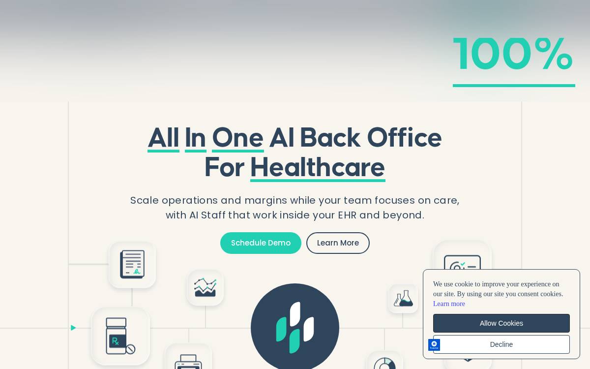 Honey Health website preview