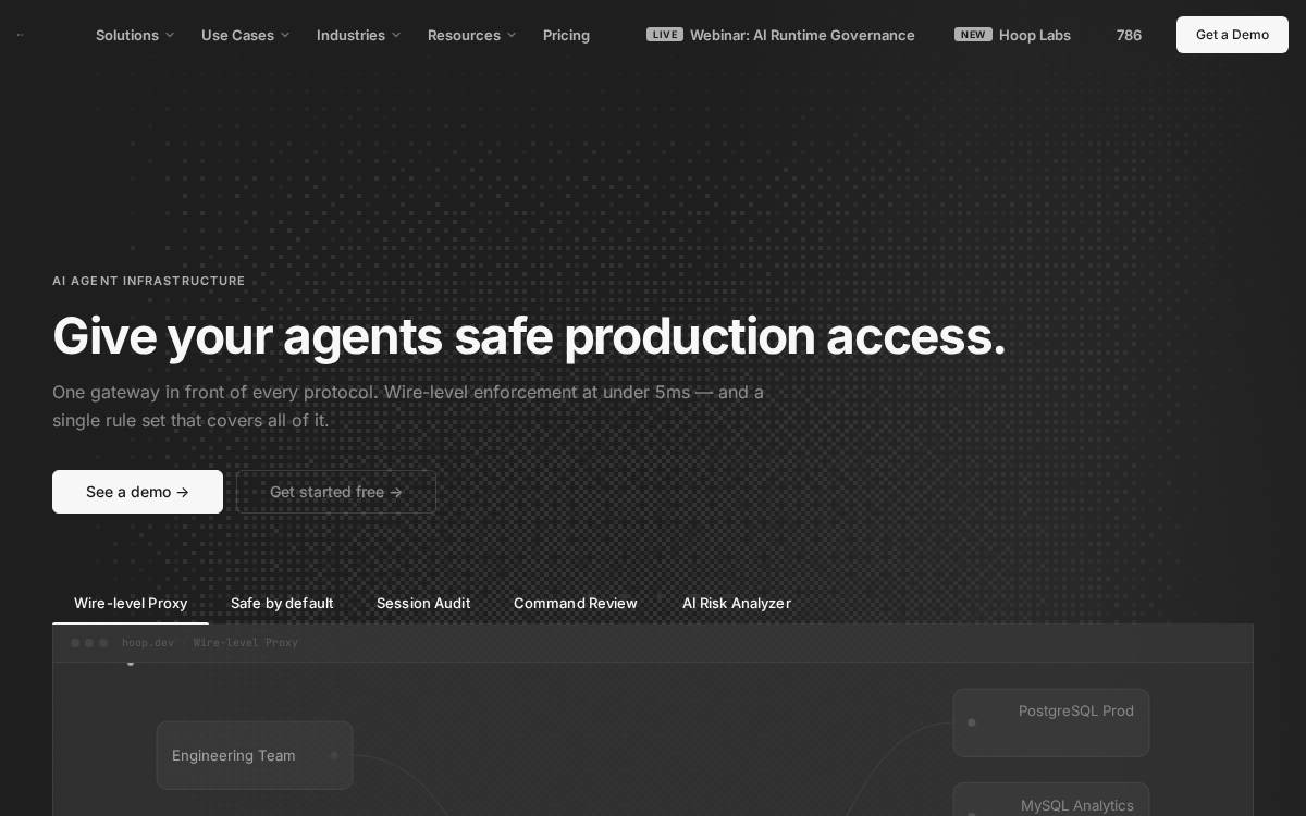 hoop.dev website preview