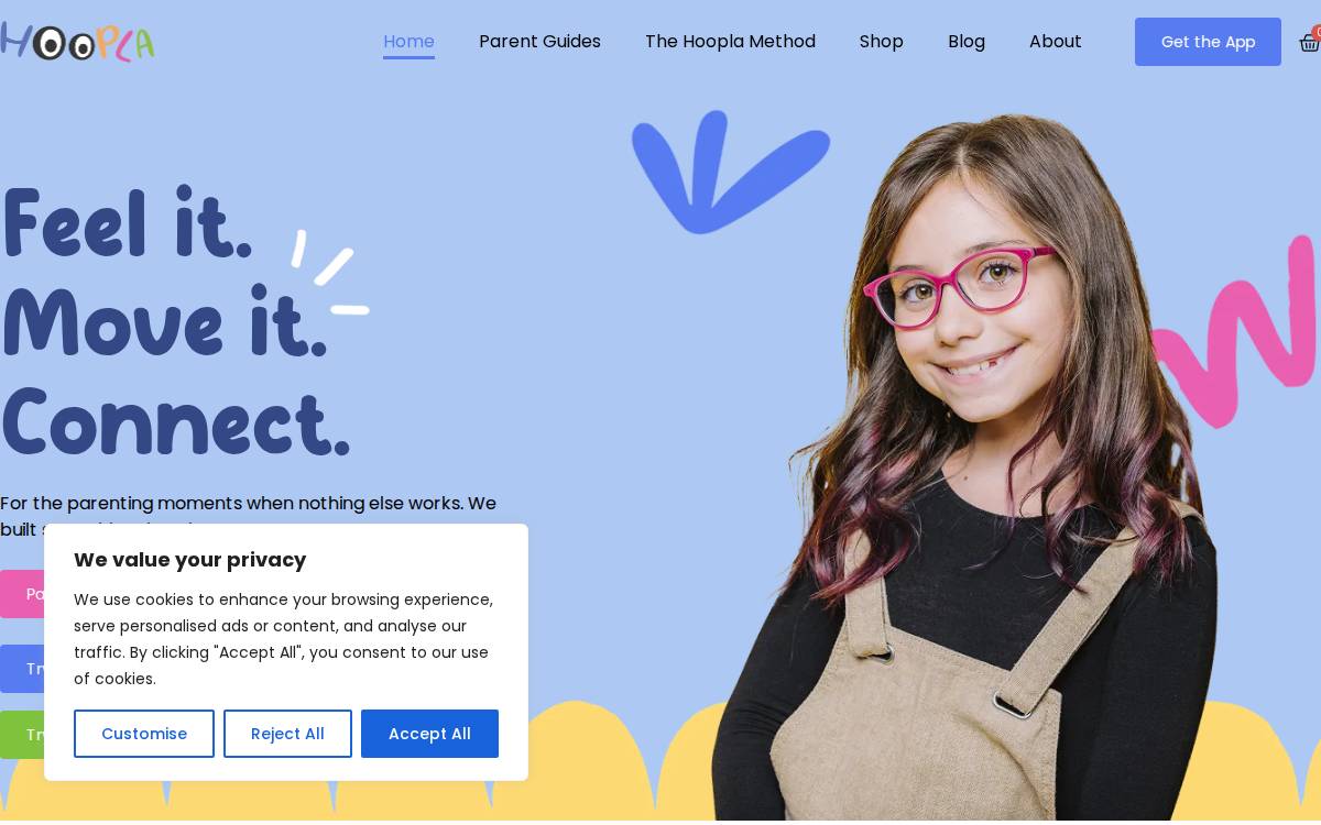 Hoopla website preview