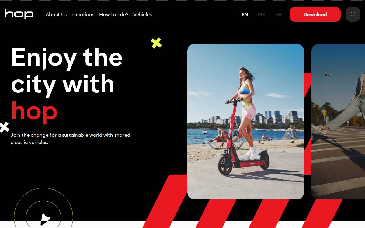 hop website preview