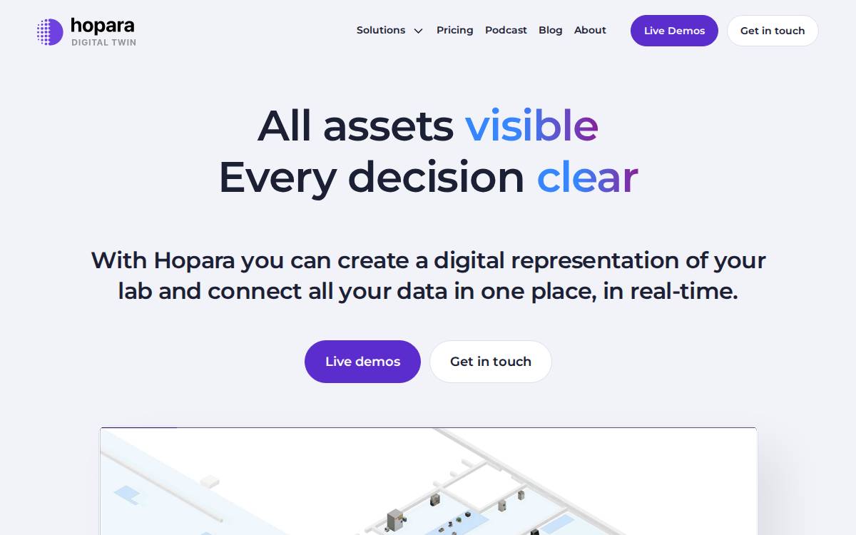 Hopara website preview