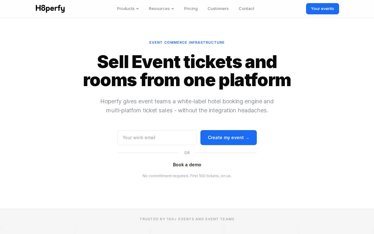 Hoperfy website preview