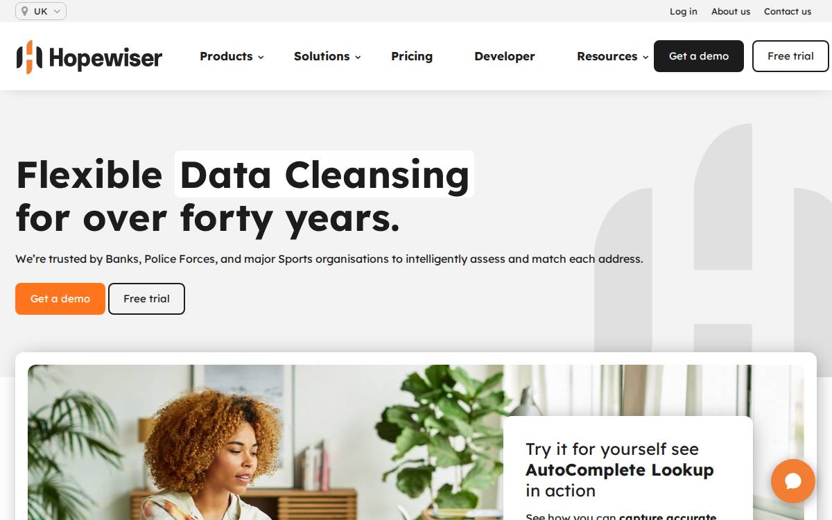 Hopewiser website preview