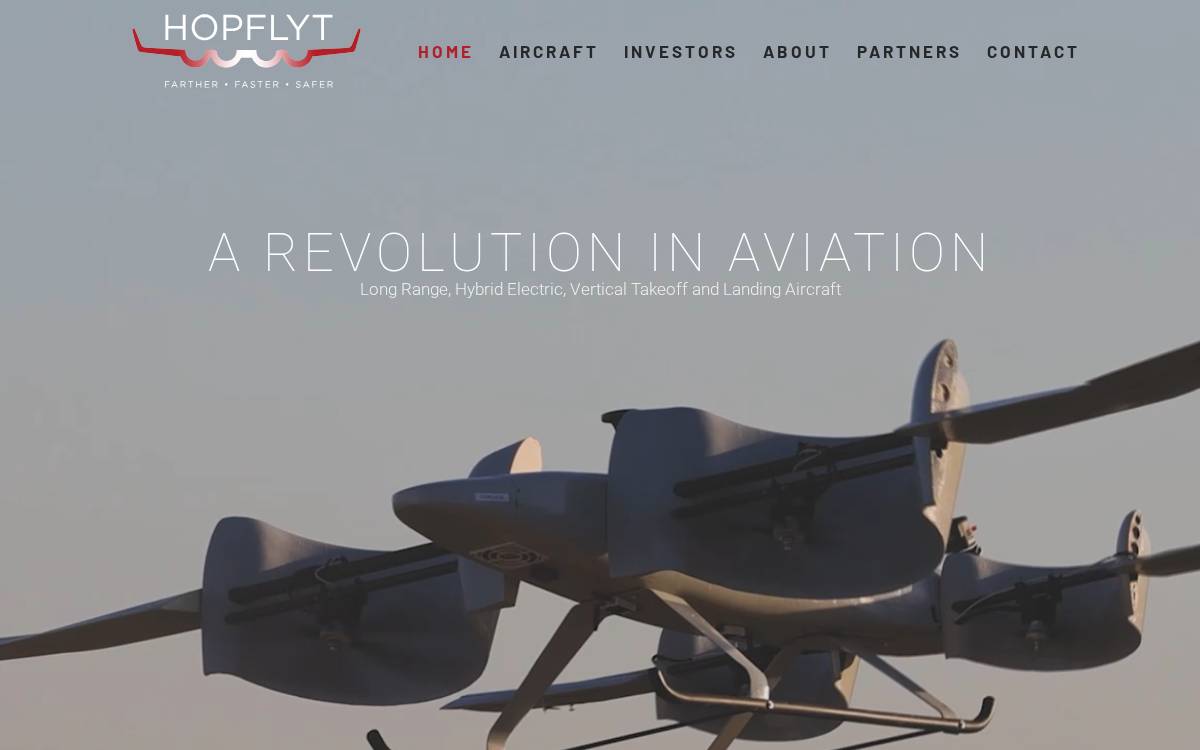 Hop Flyt website preview