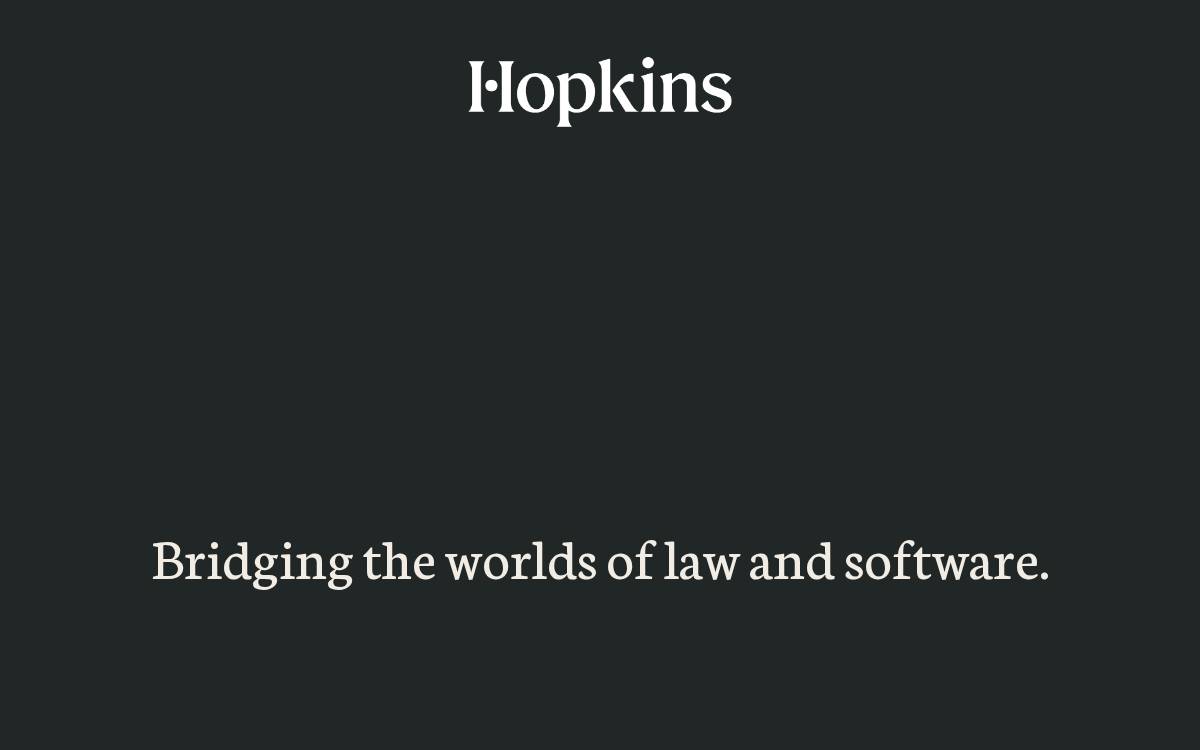 Hopkins website preview