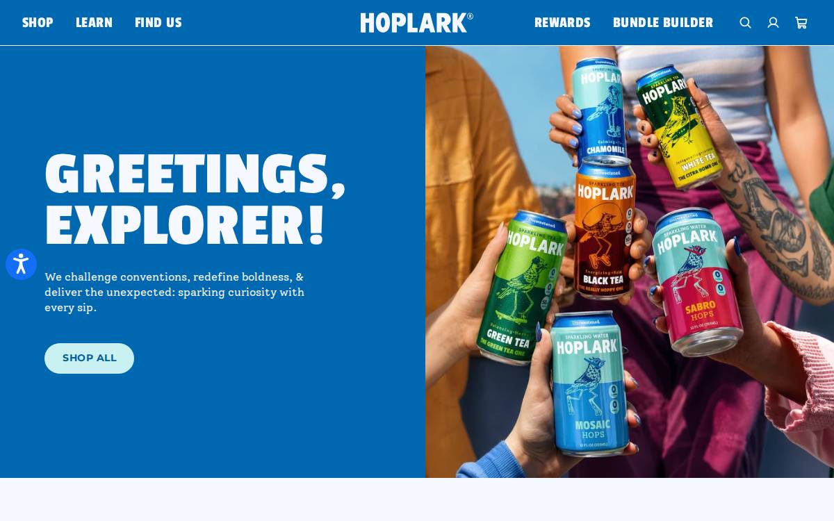 Hoplark website preview