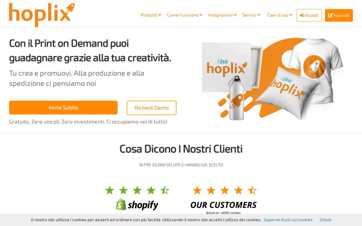 Hoplix website preview
