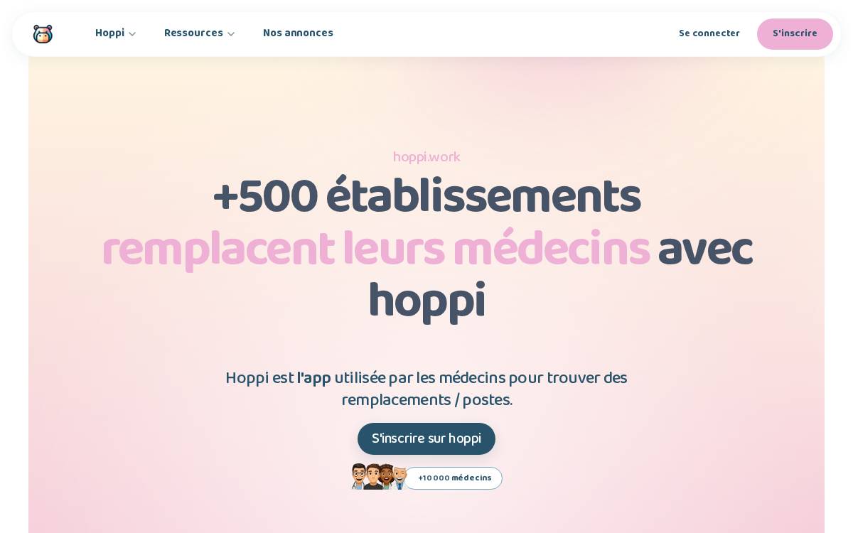 Hoppi website preview