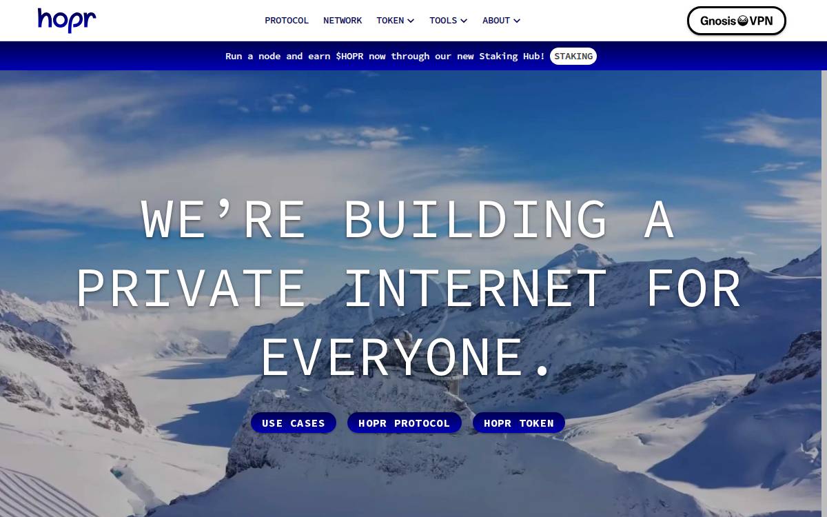 Hopr website preview