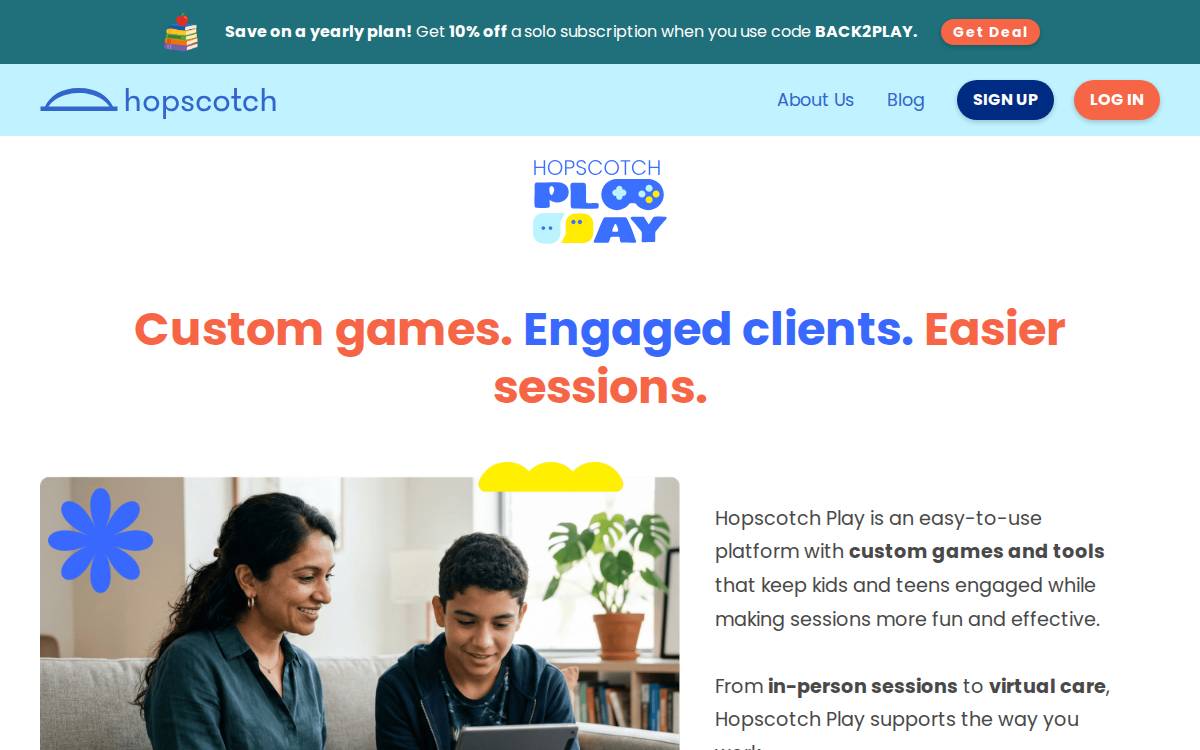 Hopscotch website preview