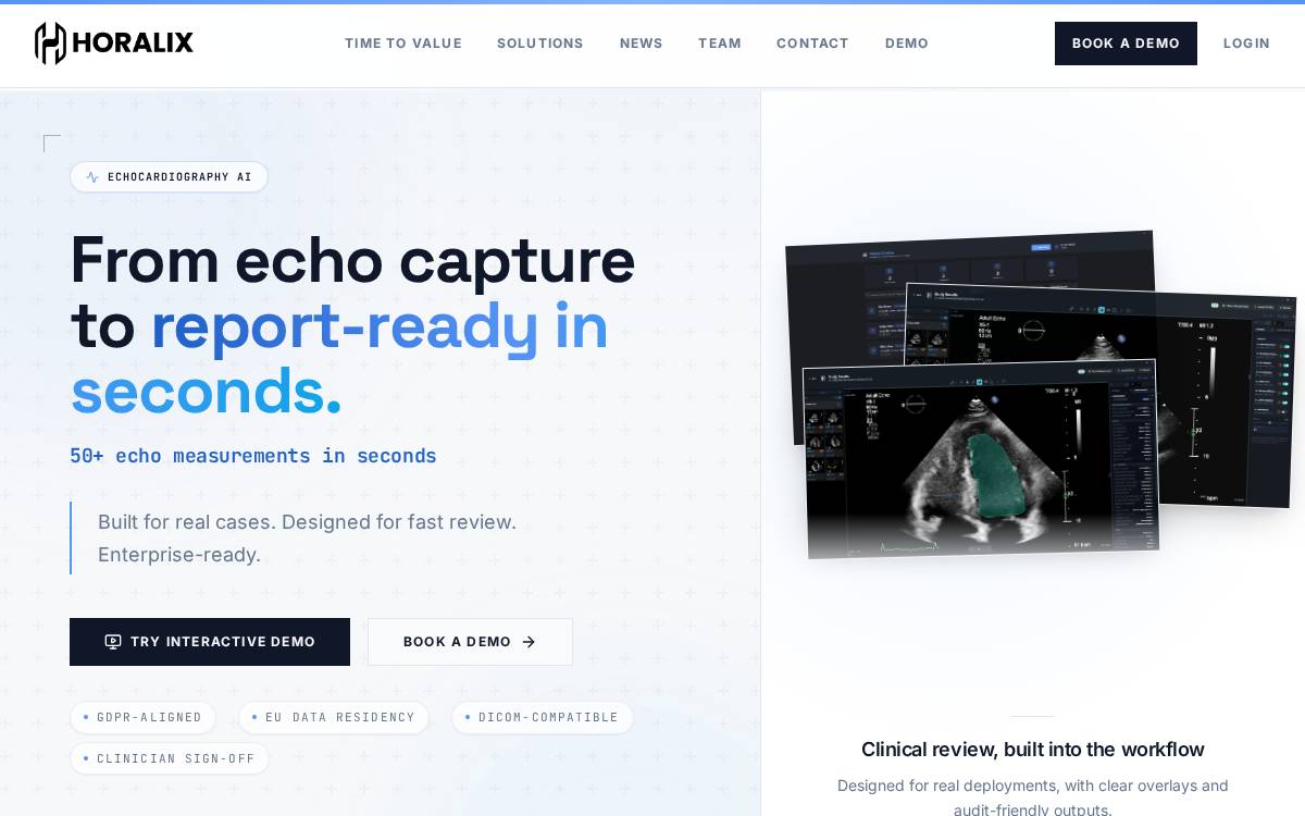 Horalix website preview