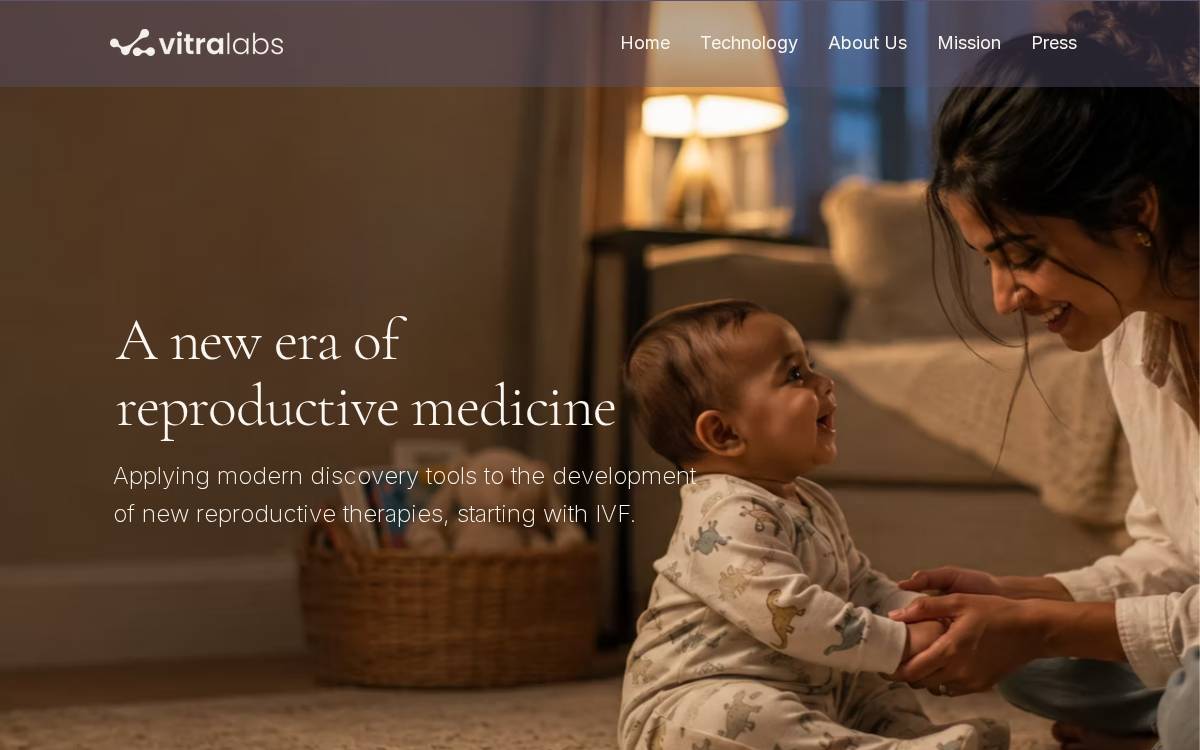 Hormone-Free IVF website preview