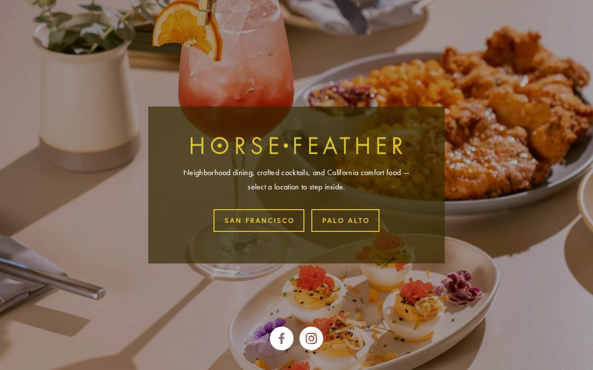 Horsefeather website preview