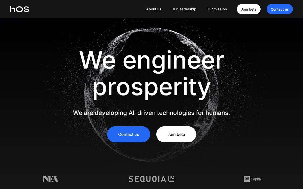hos website preview