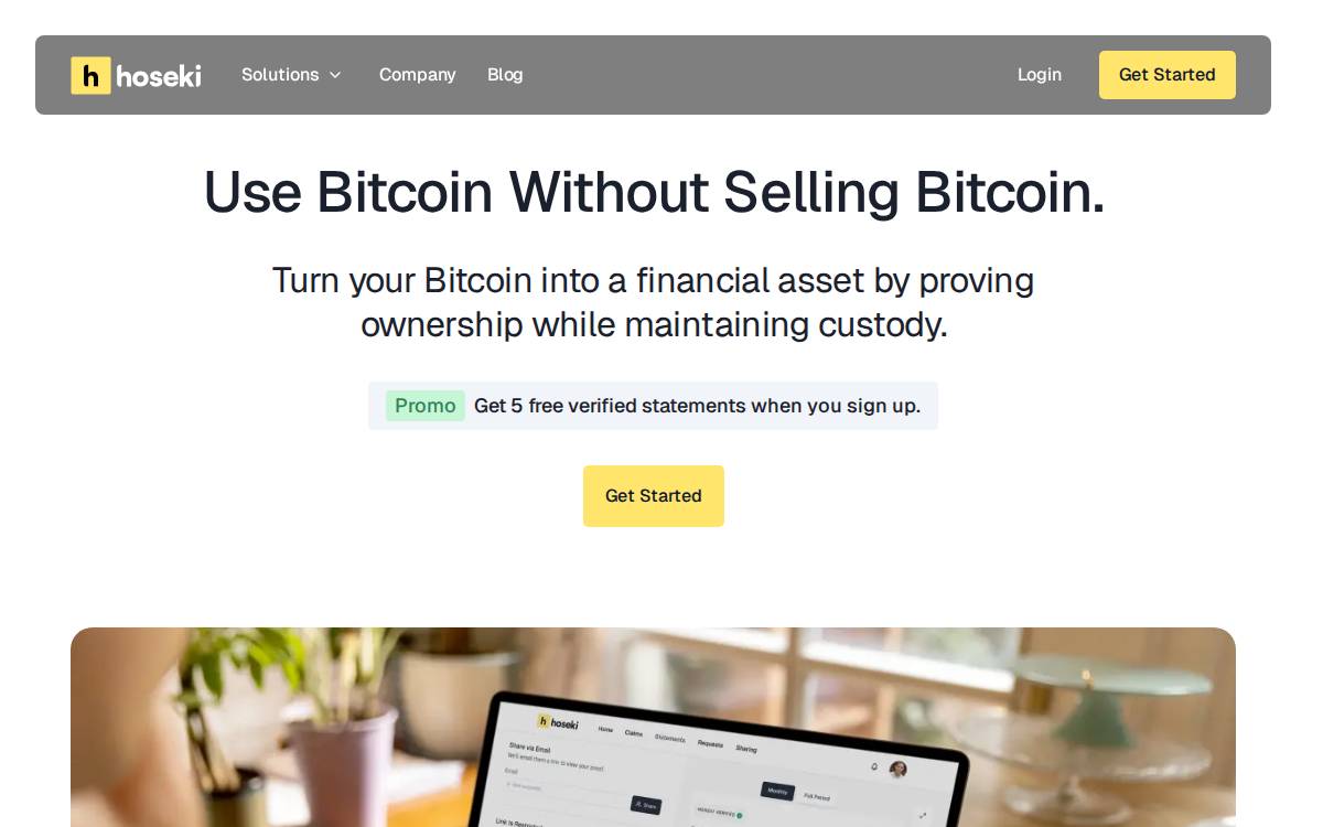 Hoseki website preview