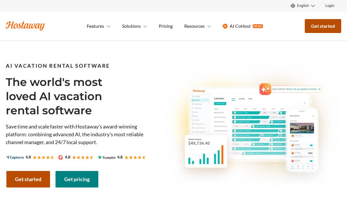 Hostaway website preview