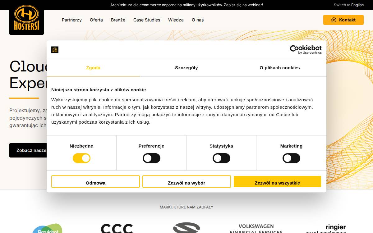 Hostersi website preview