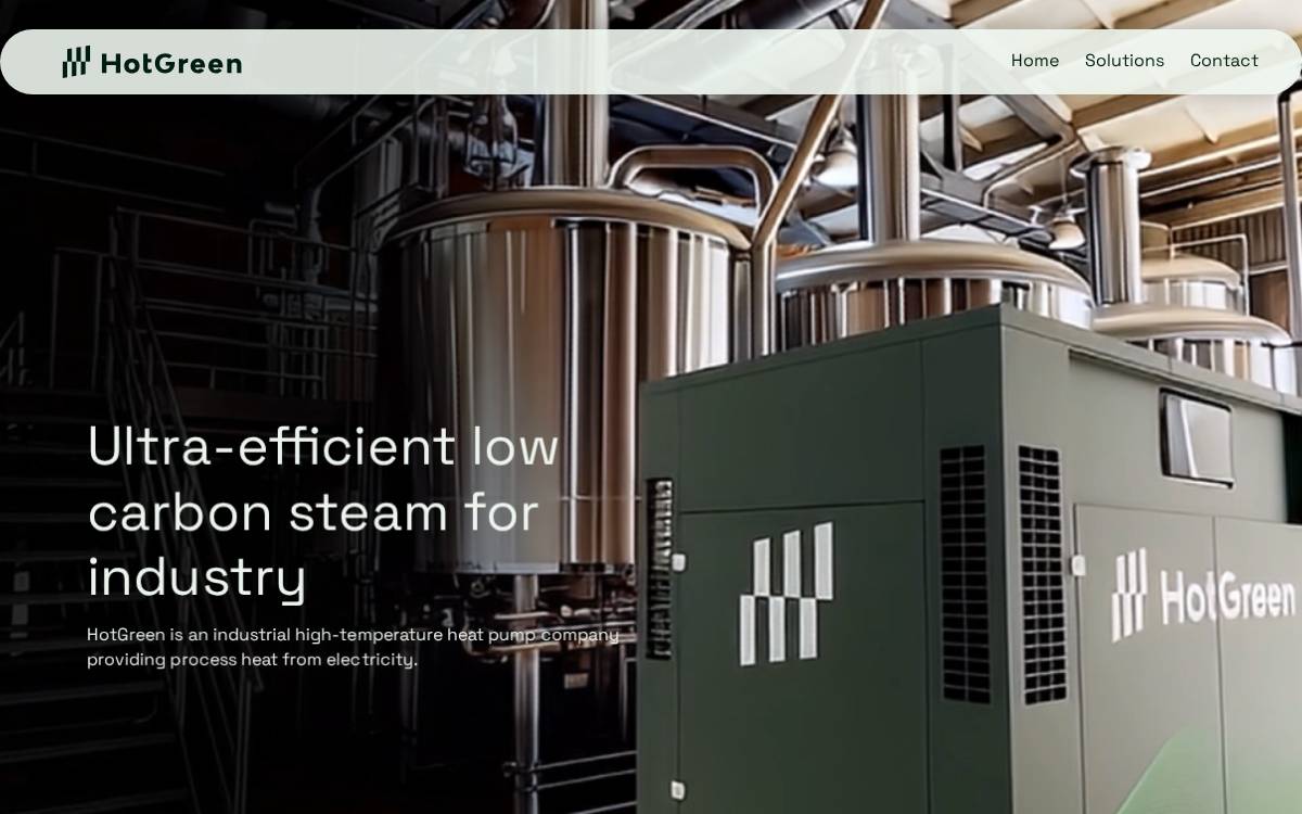 Hot Green website preview