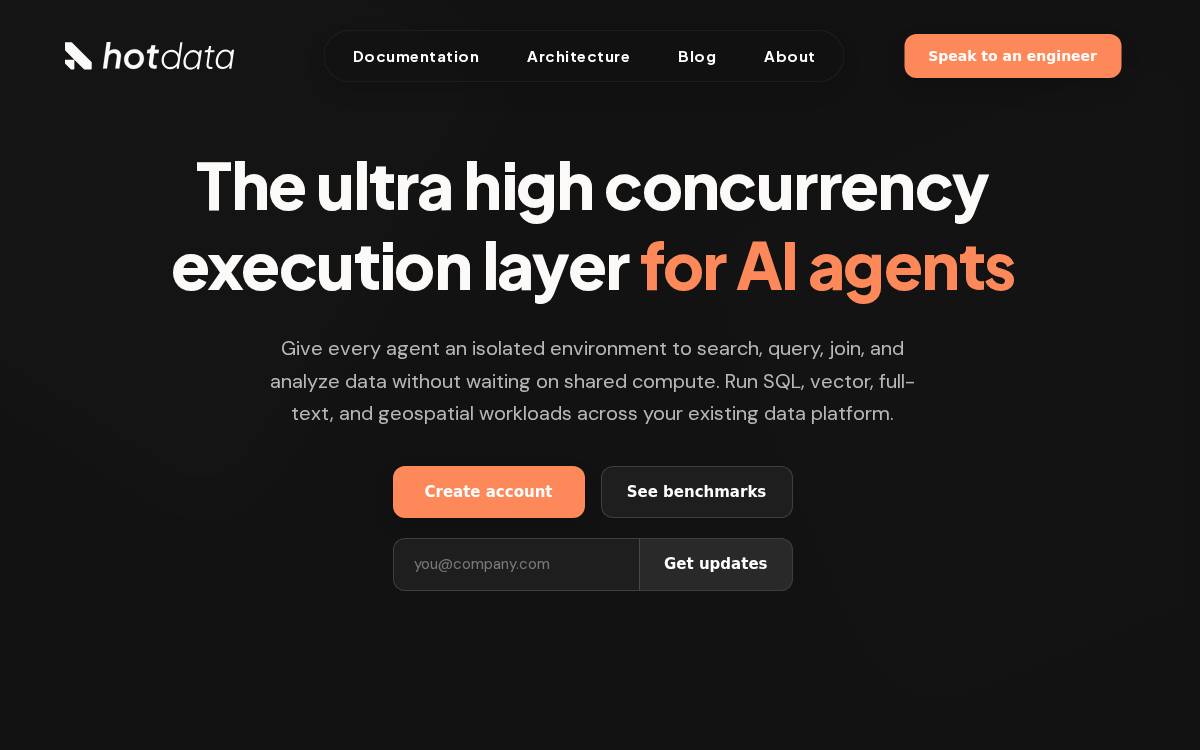 HotData website preview