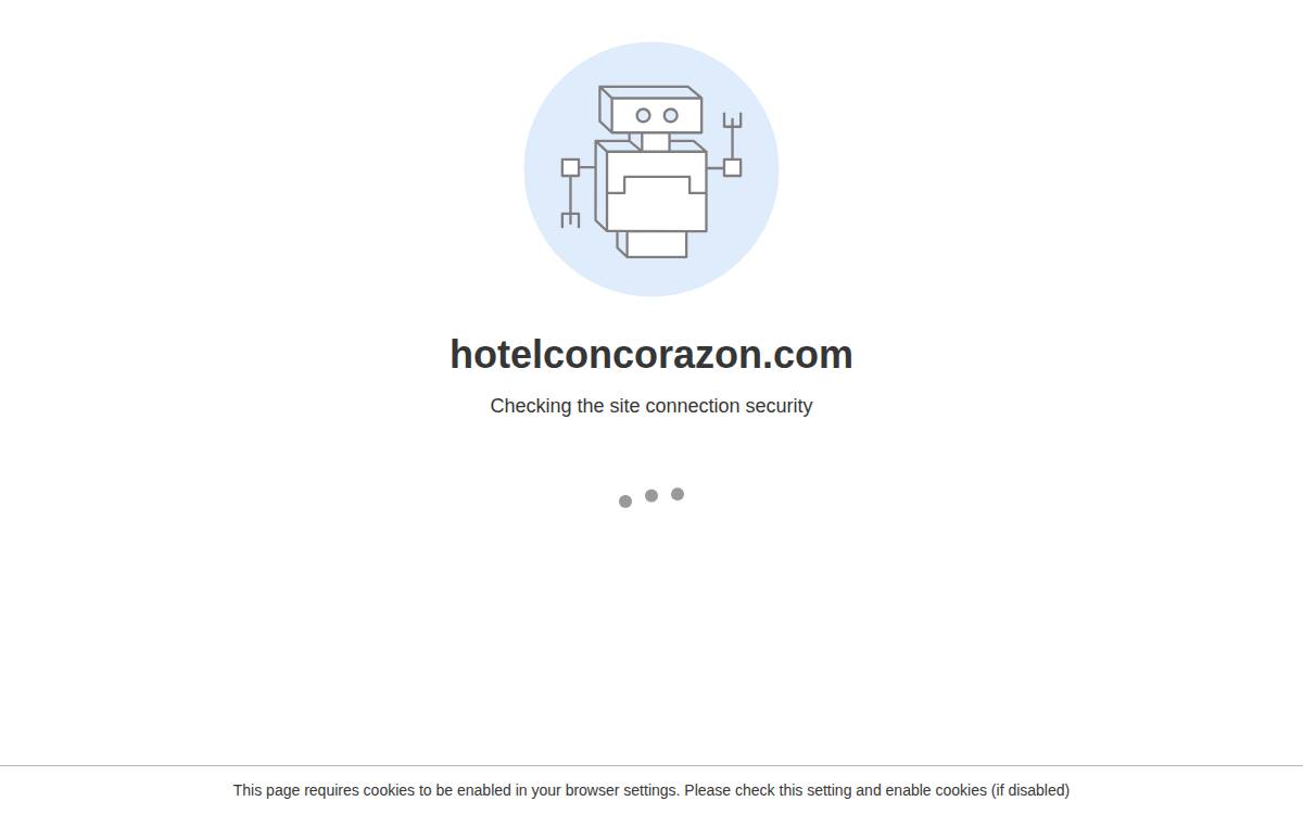 Hotel Con Corazon website preview