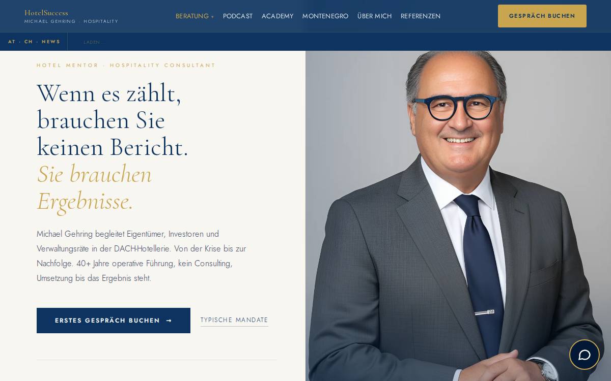 Hotel Success website preview