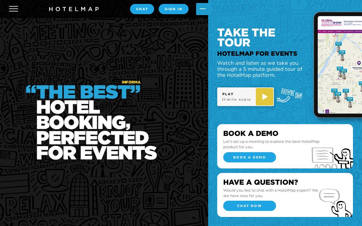 HotelMap website preview