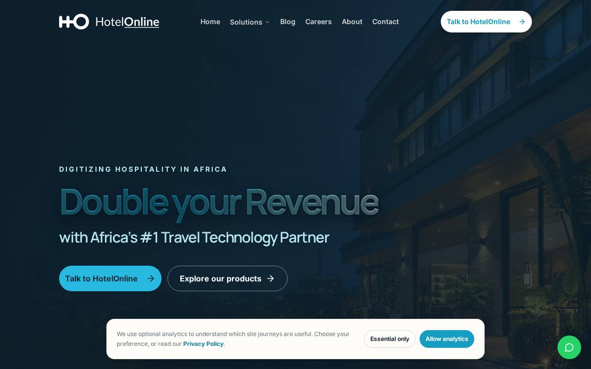 HotelOnline website preview