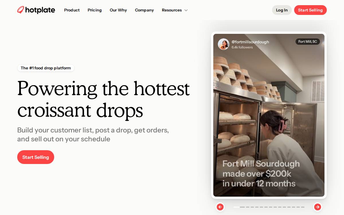 Hotplate website preview