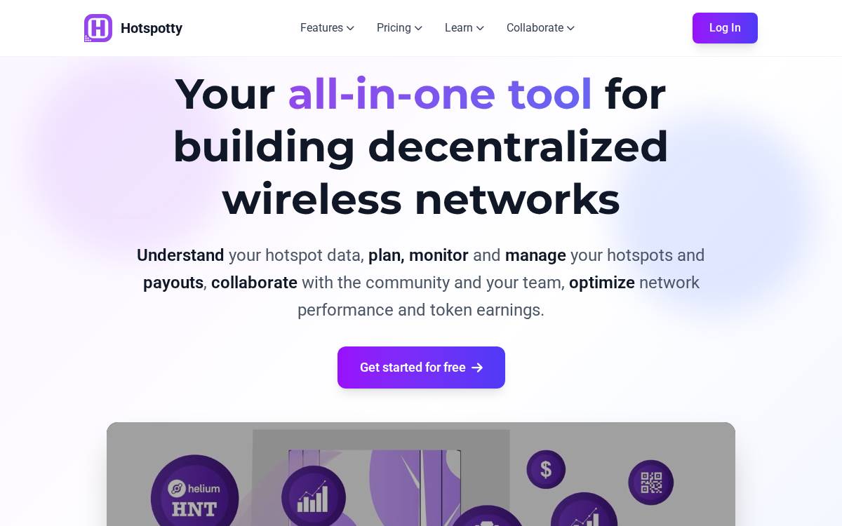 Hotspotty website preview