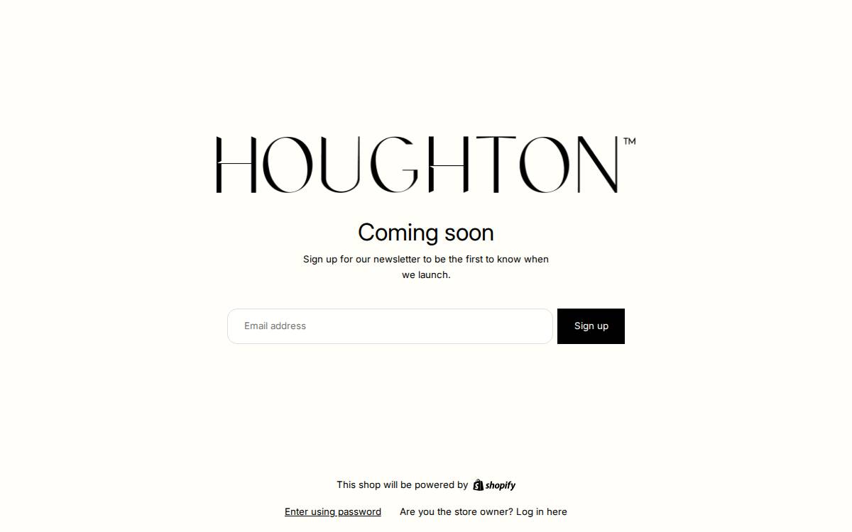 Houghtonnyc website preview