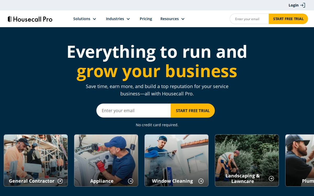 Housecall (Codefied) website preview